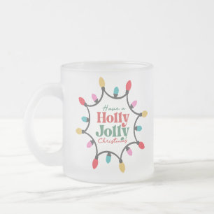 Tasse Givré Prenez un café léger de Noël