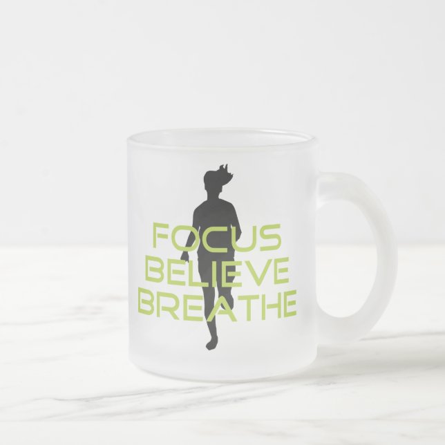 Tasse Givré Printemps vert Focus Croire Respire (Droit)