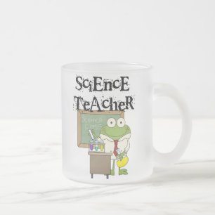 Tasse Givré Professeur de Sciences de grenouille