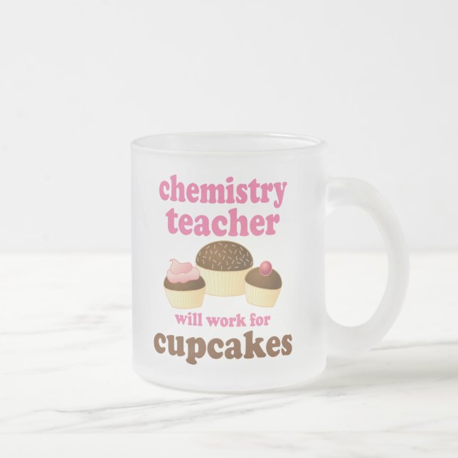 Tasse Givré Professeur drôle de chimie (Droit)