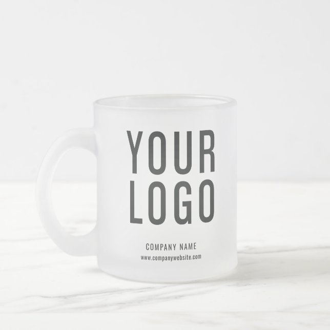 Tasse Givré Promotion du logo d'entreprise personnalisé (Gauche)