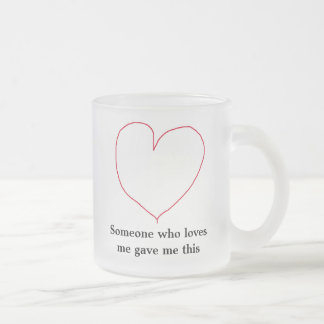 Tasse Givré Quelqu'un qui m'aime