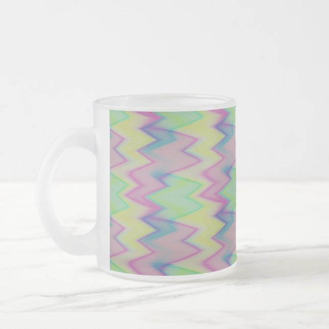 Tasse Givré Rainbow Zigzags (Gauche)