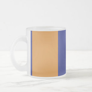 Tasse Givré rayures Brown, bleu marine et blanches