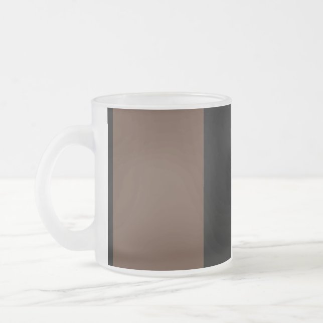 Tasse Givré rayures Brown, noir et blanc (Gauche)