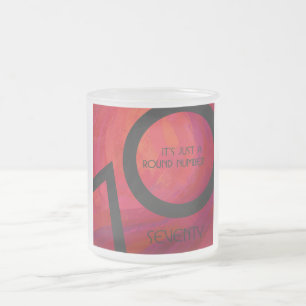 Tasse Givré Red 70 Dix Anniversaire