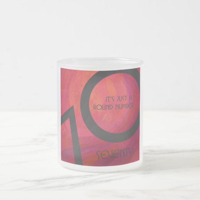 Tasse Givré Red 70 Dix Anniversaire (Centre)
