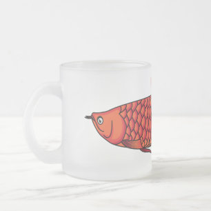 Tasse Givré Red Arowana fish cartoon