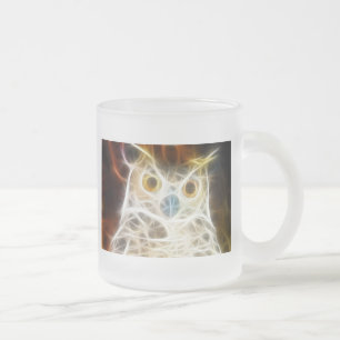 Tasse Givré Regard puissant de hibou