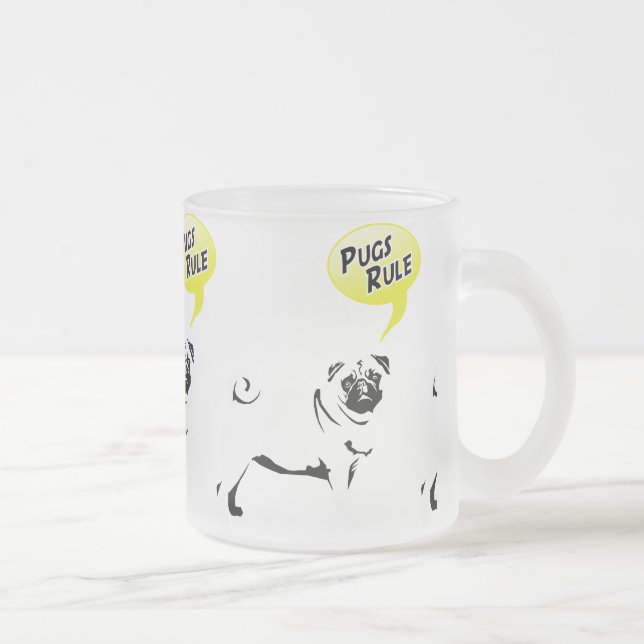 Tasse Givré Règles de Pug (Droit)