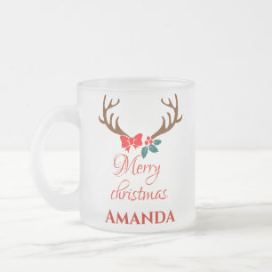 Tasse Givré Reindeer - Joyeux Noël