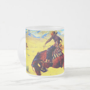 Tasse Givré Remington Old West Horse et Cowboy