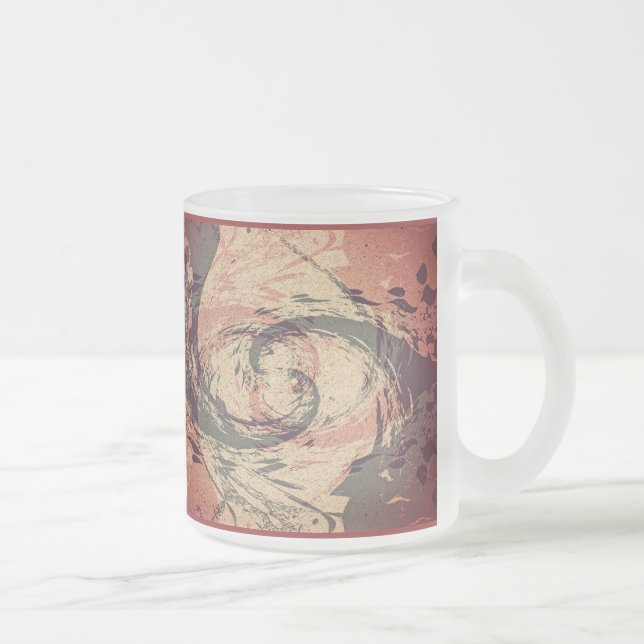 Tasse Givré Rencontrez-Moi Au Milieu - Fractal (Droit)
