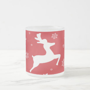 Tasse Givré Renne de Noël
