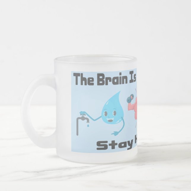 Tasse Givré Restez hydraté (Gauche)