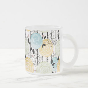Tasse Givré Rétro, abstract flowers