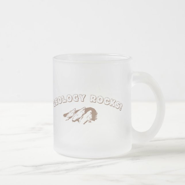 Tasse Givré Roches de géologie ! (Droit)