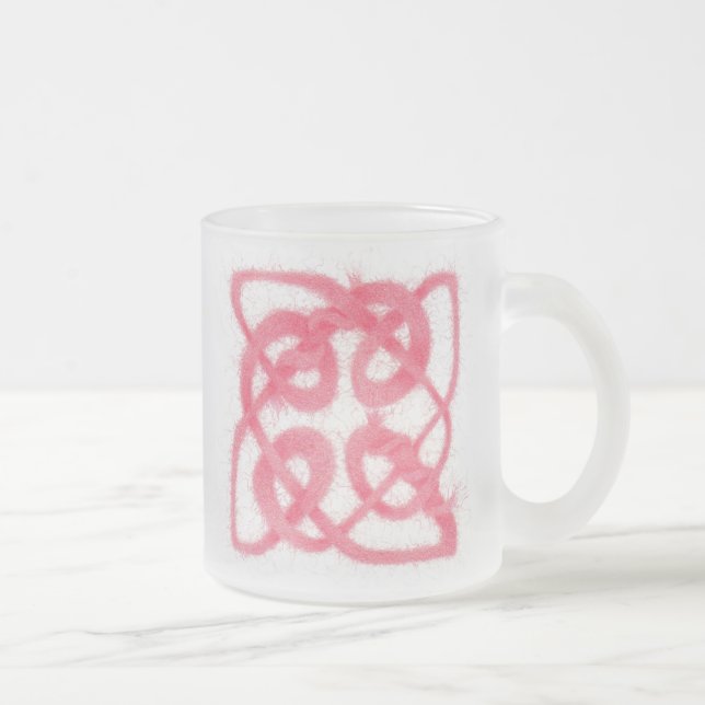 Tasse Givré ROSE CELTIC KNOT Verre givré Musique (Droit)