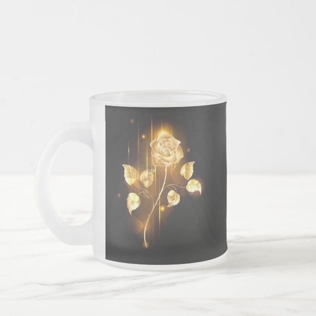 Tasse Givré Rose d'or ( rose d'or ) (Gauche)