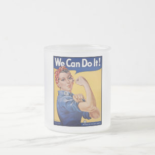 Tasse Givré Rosie la riveuse : Femmes fortes et autonomisation