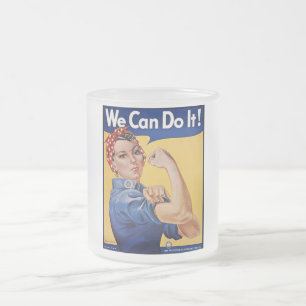 Tasse Givré Rosie le Riveter : Une femme forte pour l'autonomi