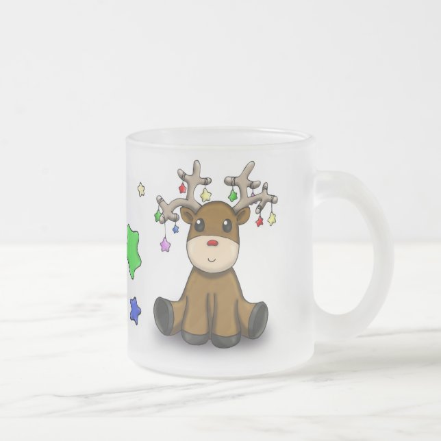 Tasse Givré Roudolf avec les étoiles colorées (Droit)