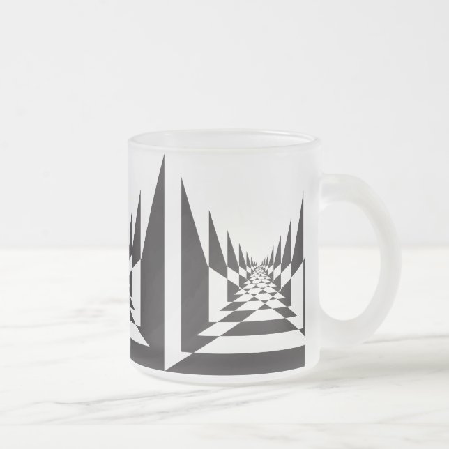 Tasse Givré route abstraite angulaire perspective (Droit)