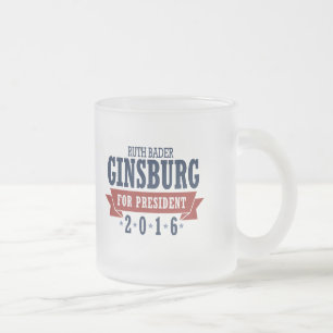 Tasse Givré Ruban certifié de Ruth Bader Ginsburg 2016