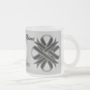 Tasse Givré Ruban de trèfle noir Tmpl par Kenneth Yoncich
