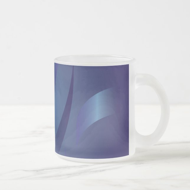 Tasse Givré rubans saphir (Droit)