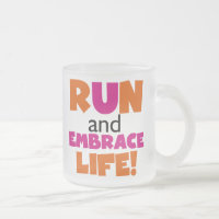 Run and Embrassez Life Orange Pink