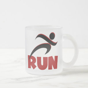 Tasse Givré RUN rouge