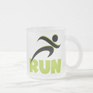 Tasse Givré RUN vert ressort