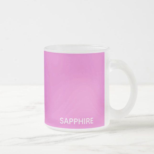 Tasse Givré Sapphire pink colour (Droit)