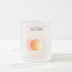 Tasse Givré Saturne - La planète à anneaux Art spatial.