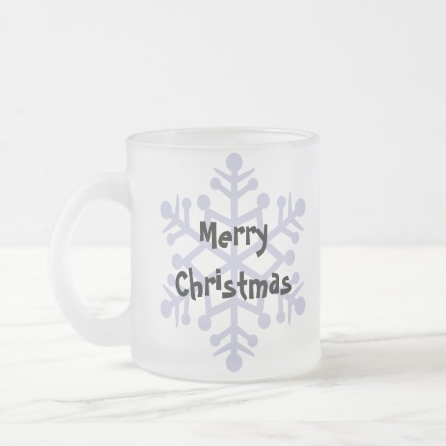 Tasse Givré Schnauzer géant/standard/miniature de Noël (Gauche)