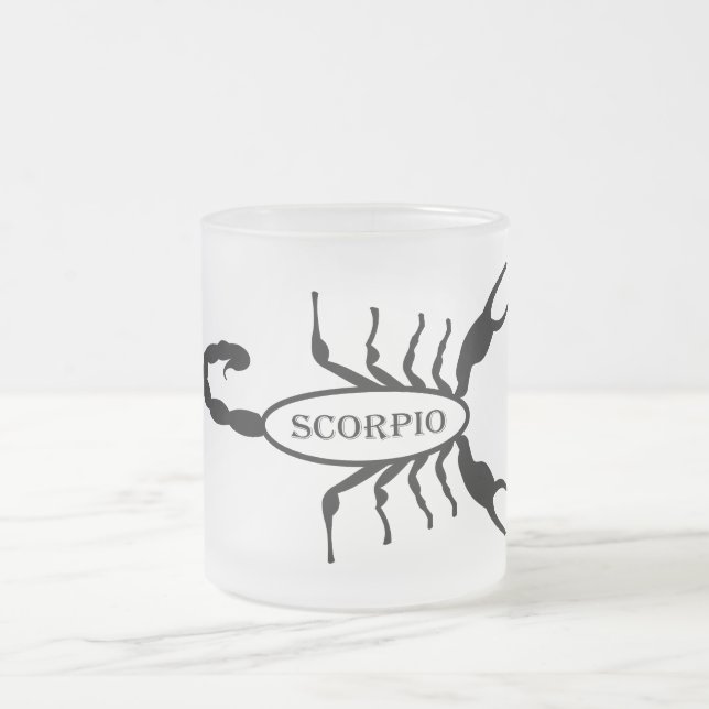 Tasse Givré Scorpio noir Scorpion étoile (Centre)
