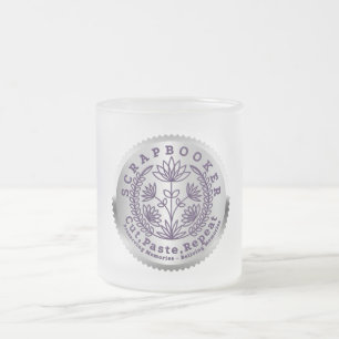 Tasse Givré "Scrapbookers "Couper, Coller, Répéter"