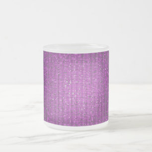 Tasse Givré Séquence de Parties scintillant violette Coupe de