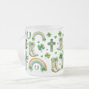Tasse Givré Shamrock de la Saint Patrick Clover - Lucky & Fest