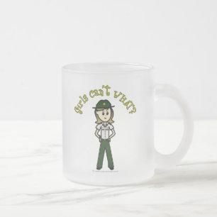 Tasse Givré Sheriff femme légère en uniforme vert