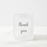 Simple minimaliste élégant merci élégante coutume 
