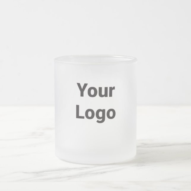 Tasse Givré simple minimum ajouter votre texte monogramme phot (Centre)