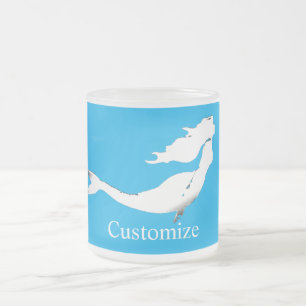 Tasse Givré Sirène blanche sous-marine nage Thunder_Cove