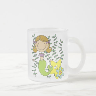 Tasse Givré Sirène d'une chevelure de Brown