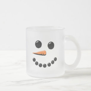 Tasse Givré Snowman Face Winter Holiday Snowmen Xmas