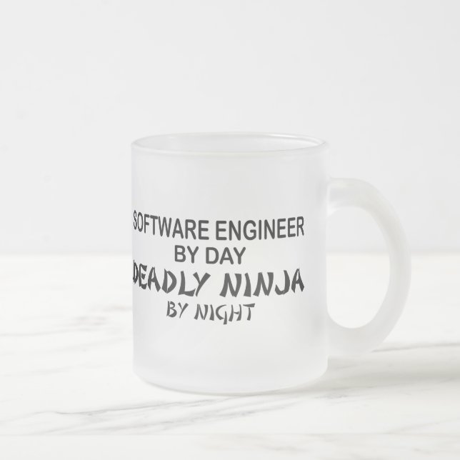 Tasse Givré Software Engineer Ninja mortel (Droit)