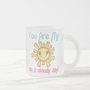 Tasse Givré Soleil le jour nuageux