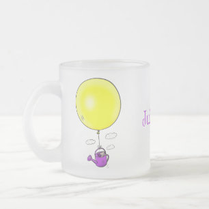 Tasse Givré Souris mignonne dans la canette d'arrosage avec de