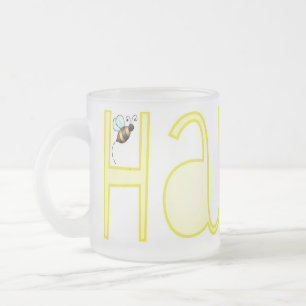 Tasse Givré Soyez heureux - Un mot positif